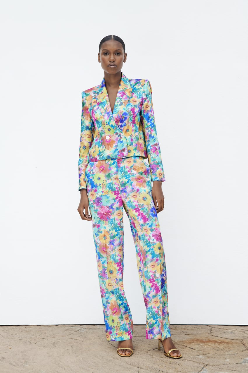 heritage Road making process Breeding FLORAL PRINTED PANTS - Multicolored | ZARA United States