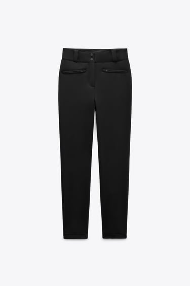 Image 0 of WINDPROOF AND WATERPROOF SKI COLLECTION SKINNY TROUSERS from Zara