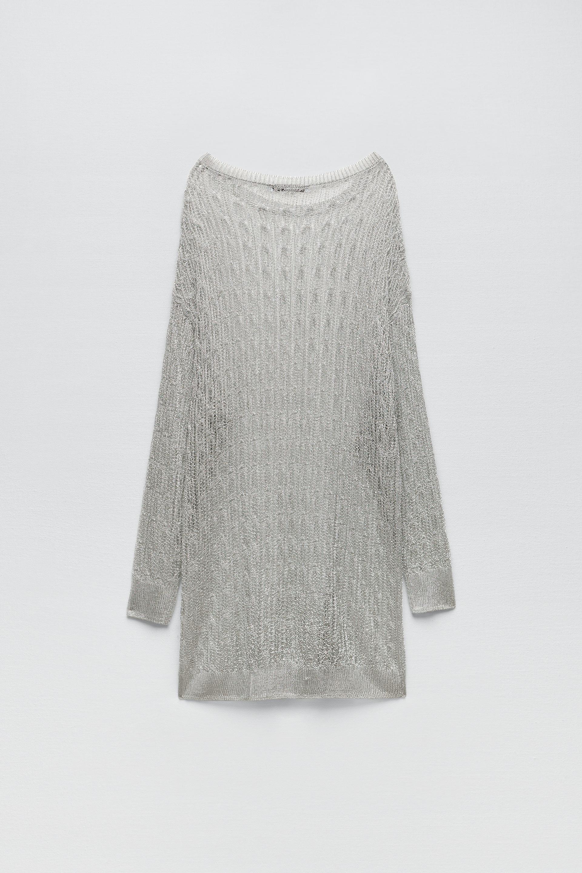 Zara metallic jumper Clearance