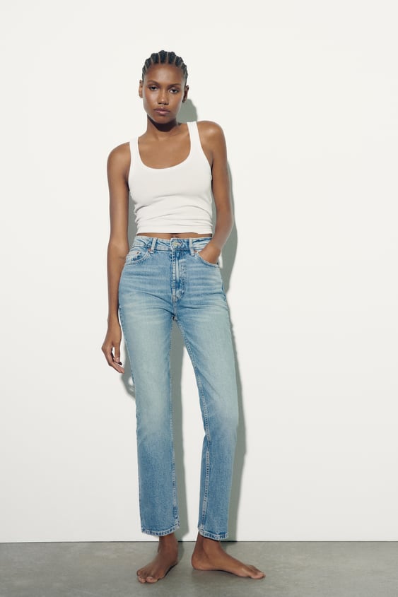 Verbazing Praten diefstal High-rise jeans voor dames | Nieuwe Collectie Online | ZARA Nederland