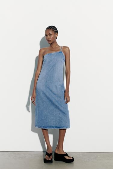 robe jean longue zara