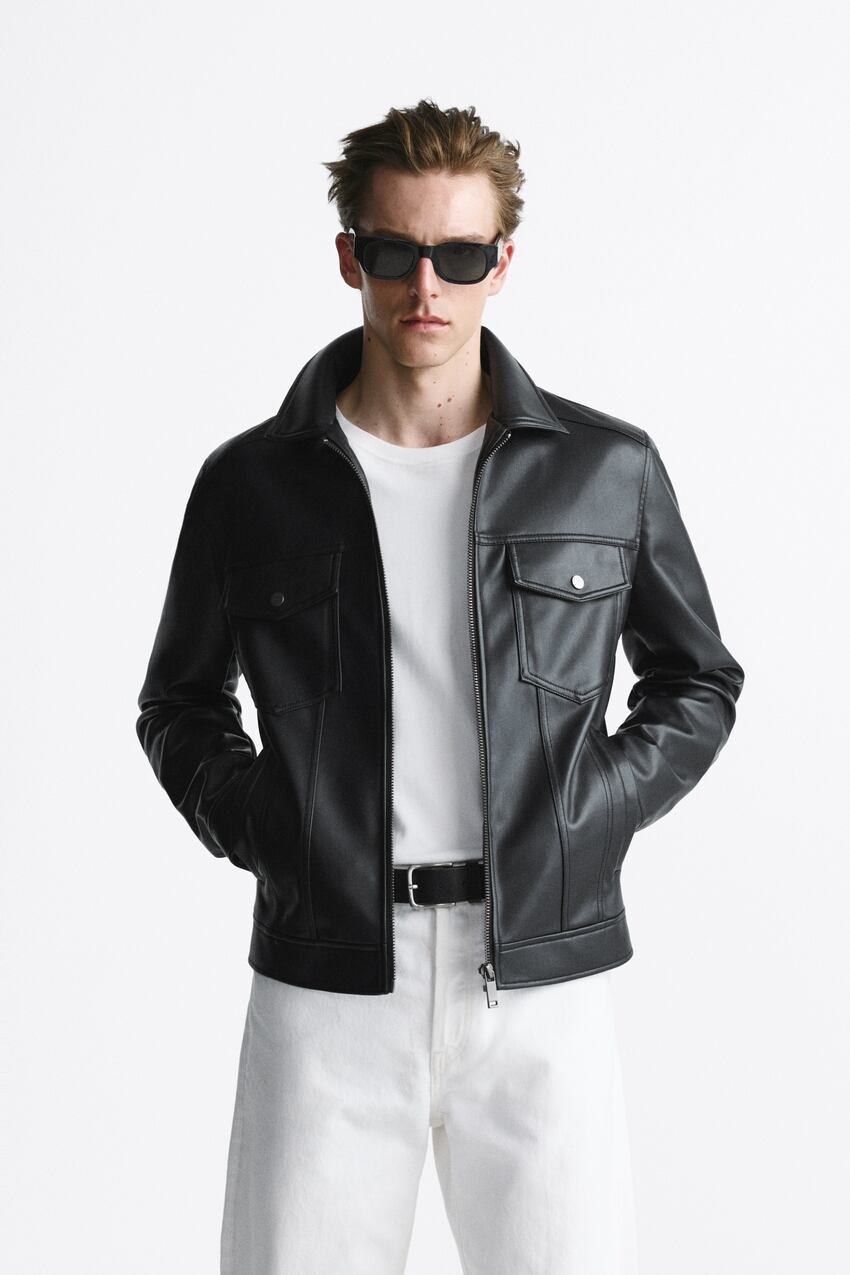 zara.com | Faux Leather Jacket