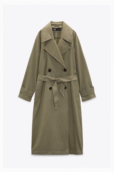 Image 0 of BASIC TRENCH COAT WITH BELT from Zara