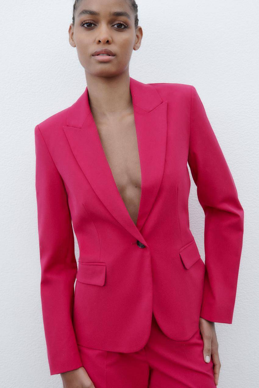 Blazer zara rosa Clearance