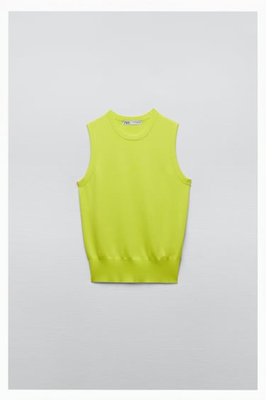Image 0 of BASIC KNIT TOP from Zara