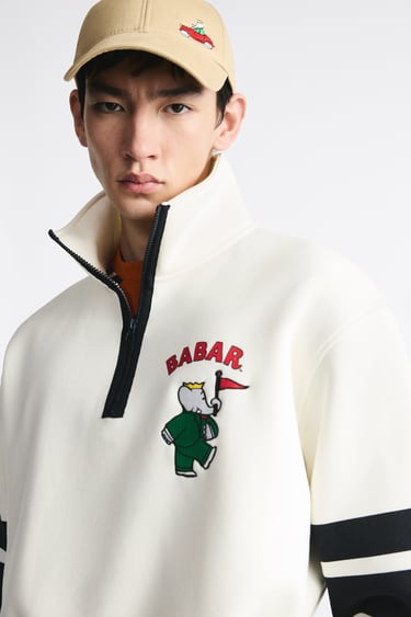 Image 0 of EMBROIDERED BABAR™ CAP from Zara