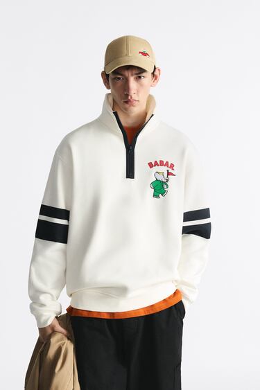 Image 0 of EMBROIDERED BABAR™ CAP from Zara