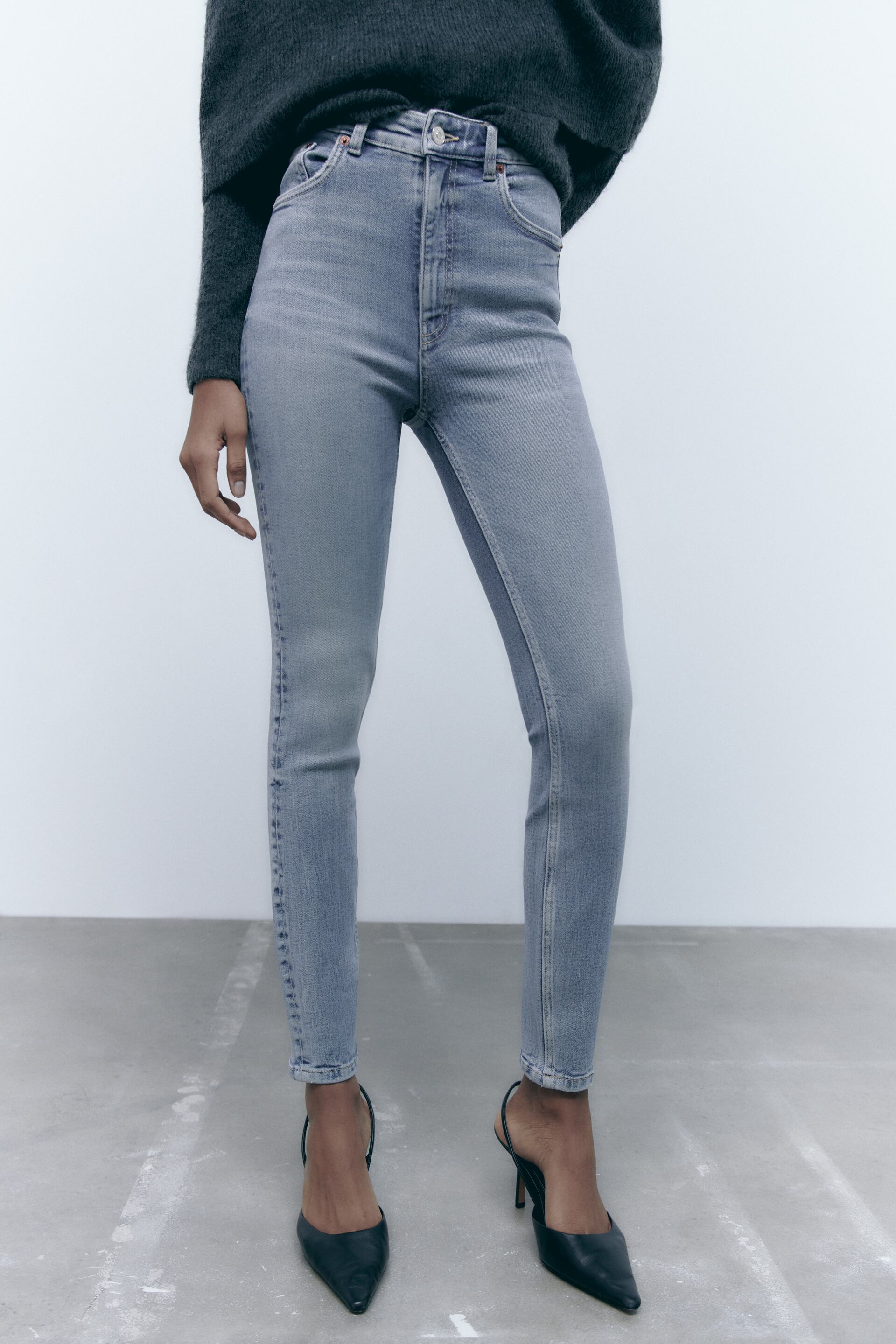 we Appeal to be attractive Min TRF VINTAGE SKINNY JEANS - Black | ZARA United States