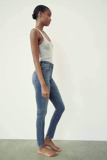 Image 0 of MID-RISE AUTHENTIC SKINNY TRF JEANS from Zara