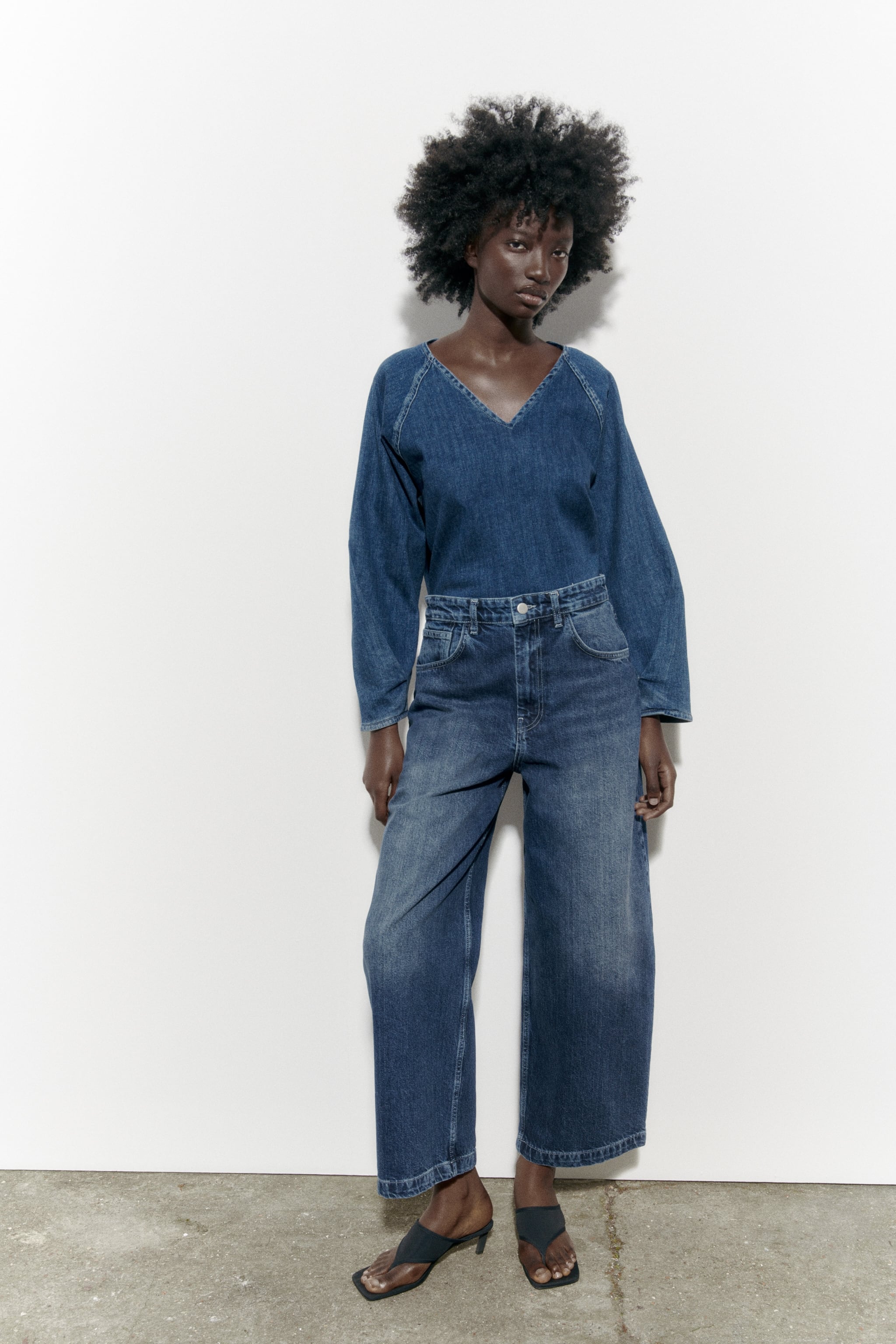 ZW MID-RISE BAGGY JEANS