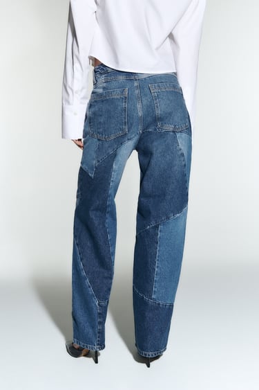 Image 0 of PATCHWORK ZW JEANS from Zara