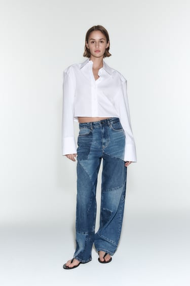 Image 0 of PATCHWORK ZW JEANS from Zara