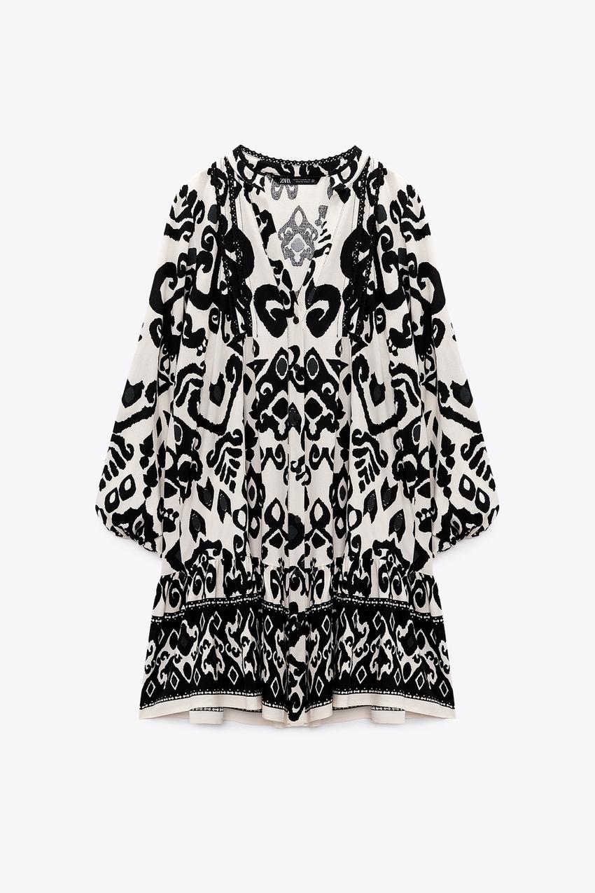 Zara graphic dress Clearance