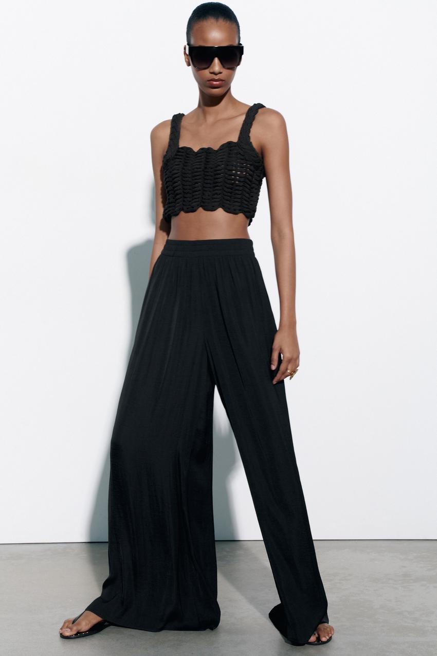 Zara wide leg lounge pants Clearance