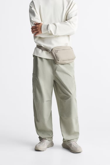 Image 0 of PARACHUTE CARGO TROUSERS from Zara