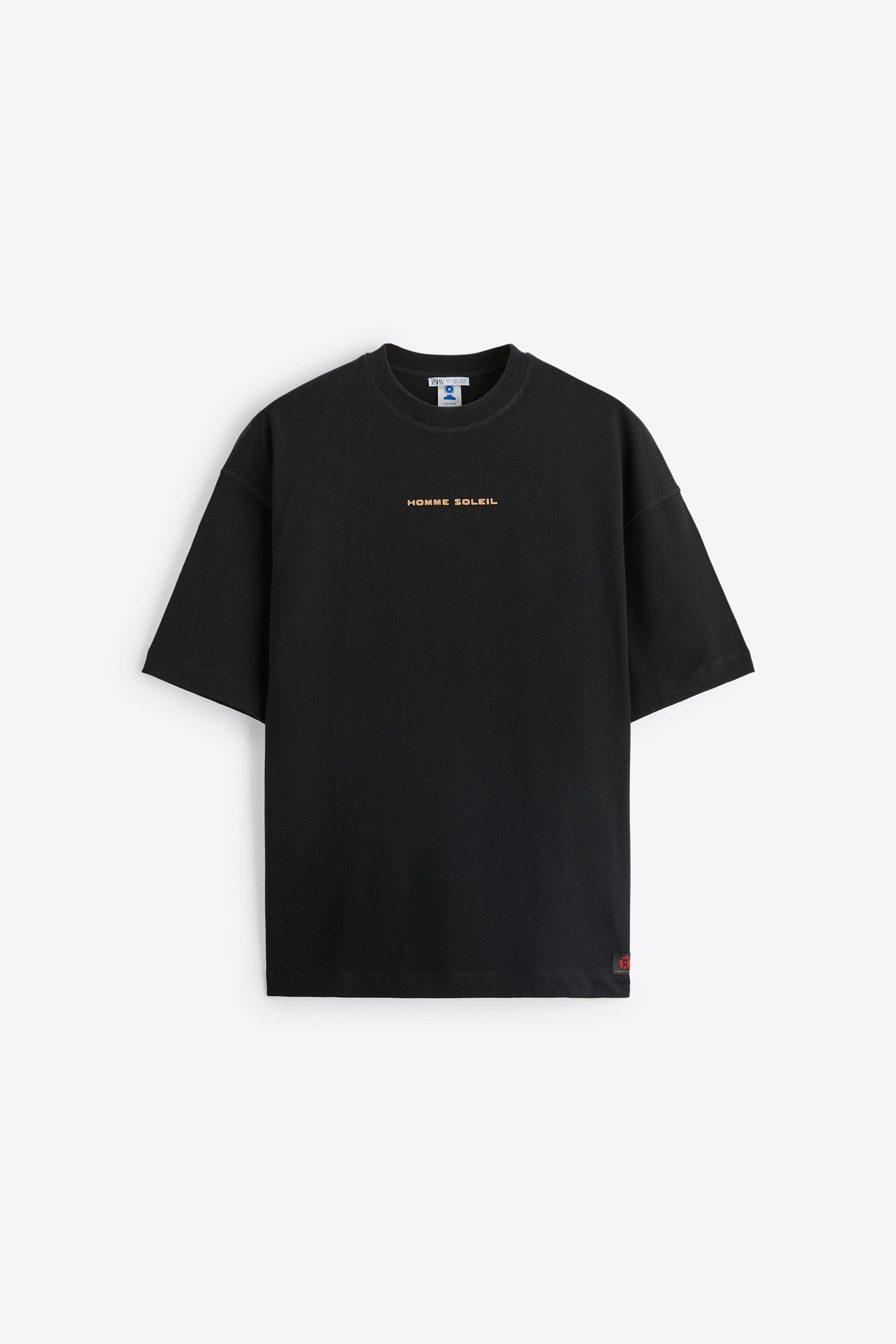 black graphic shirt