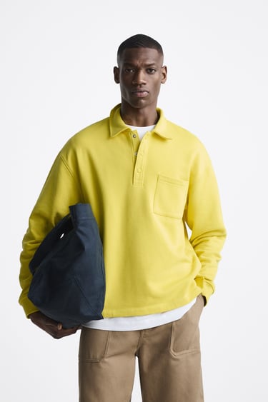 Image 0 of POLO SHIRT WITH POCKET from Zara