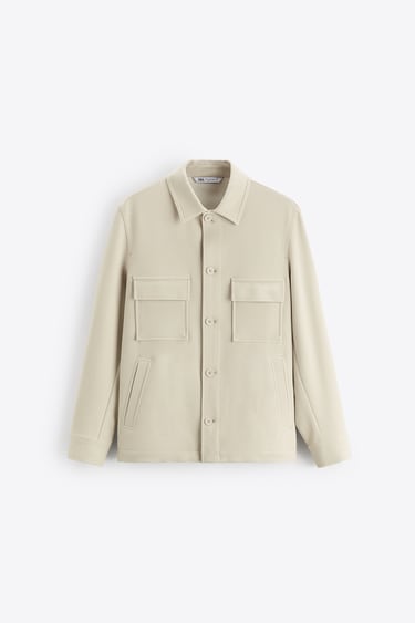SOFT OVERSHIRT WITH POCKETS