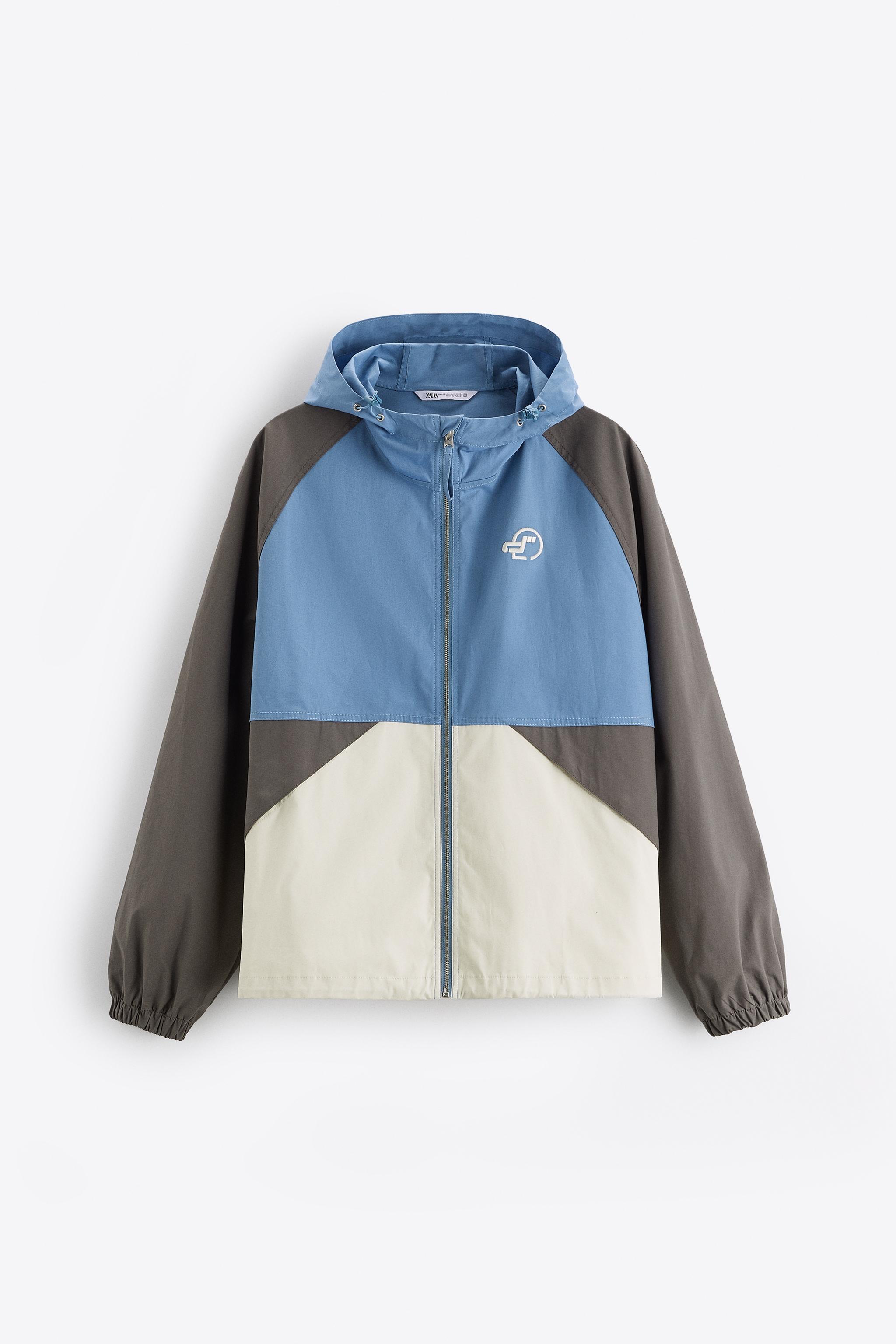 Color block jacket on sale zara