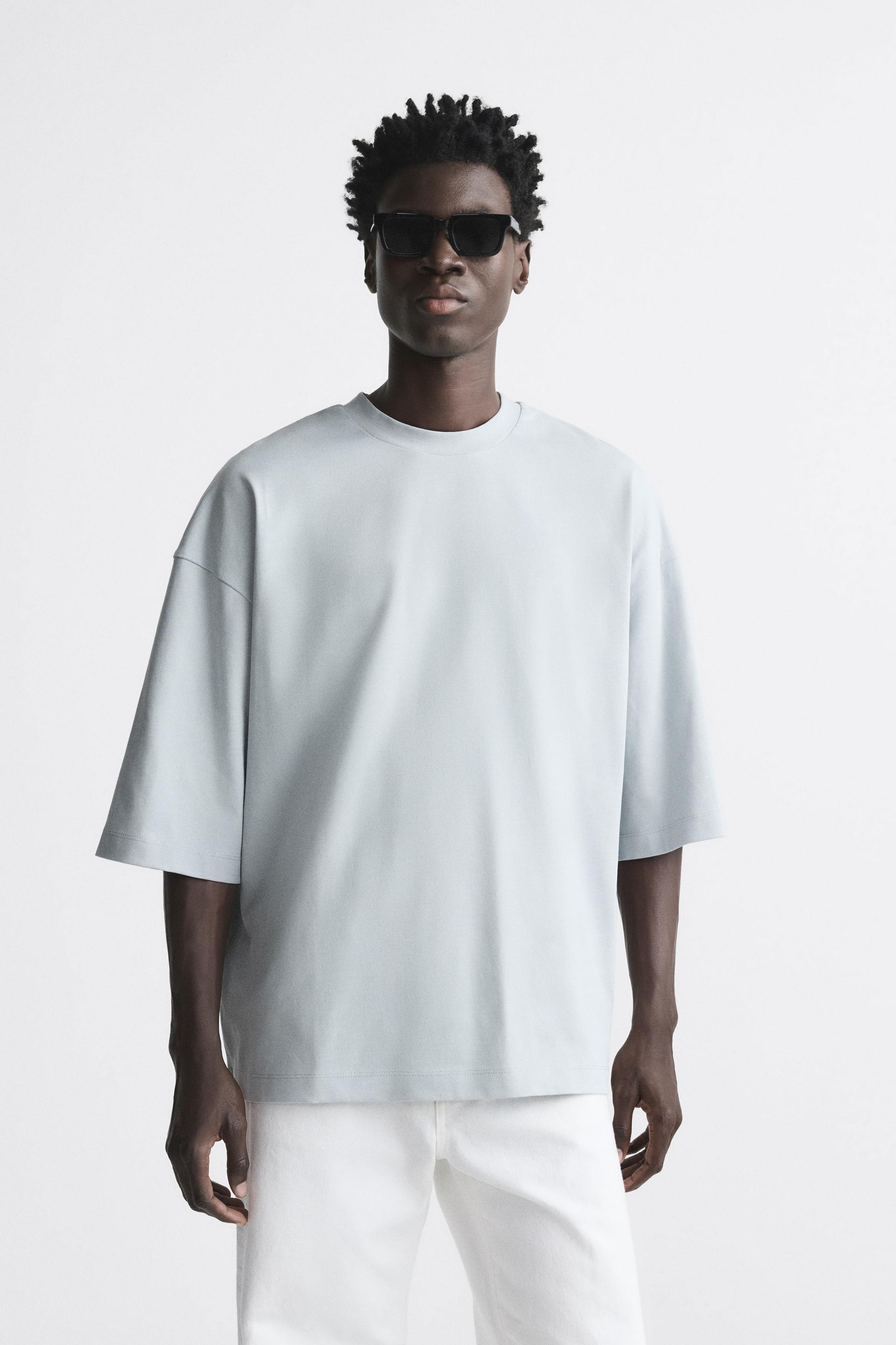 Zara basic oversized t shirt Clearance