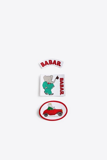 3-PACK OF BABAR PATCHES