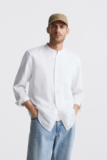 Zara grandad collar Clearance