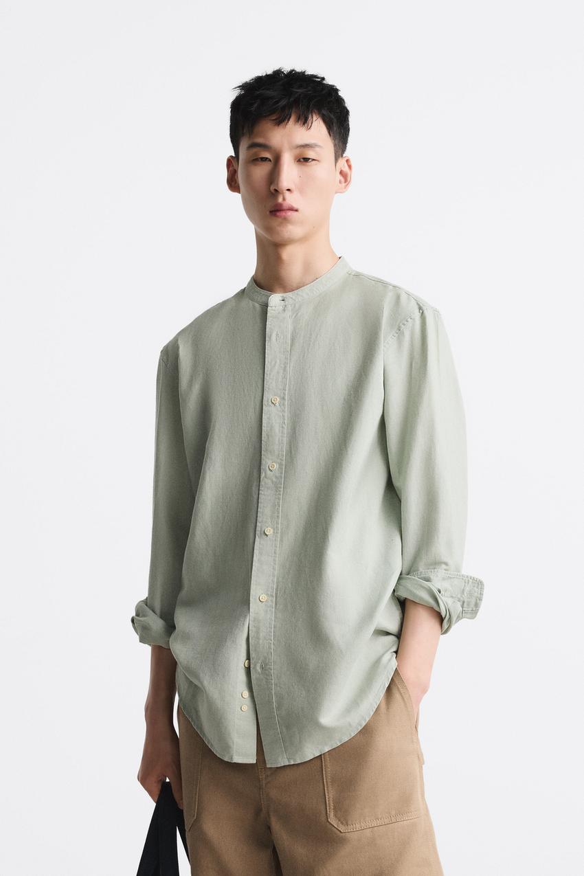 Mao shirt zara Clearance