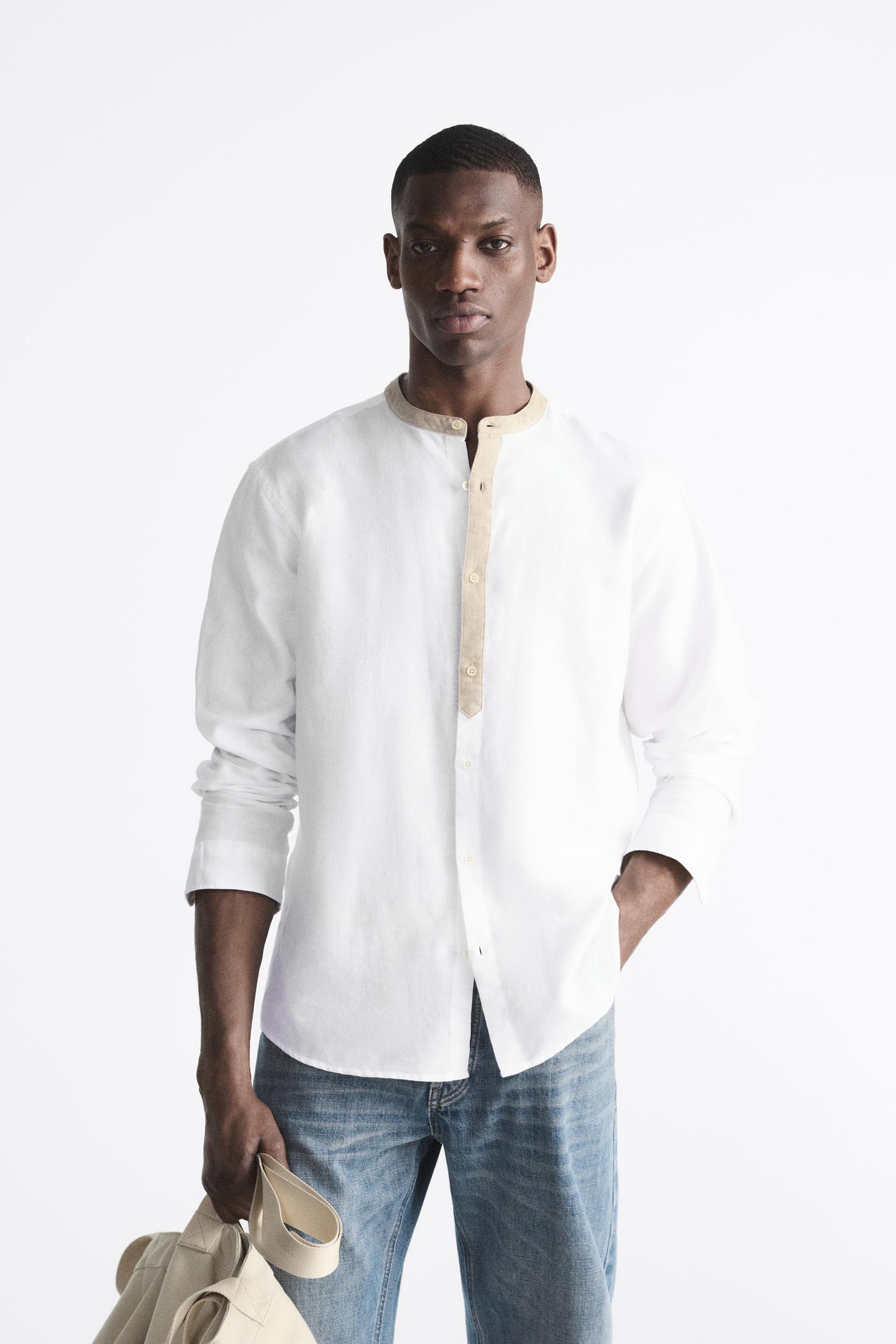 Zara dress white collar Clearance