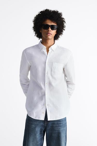 zara long sleeve shirts