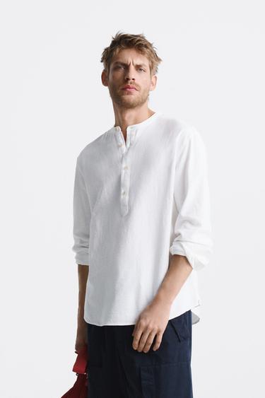 Mao shirt zara Clearance