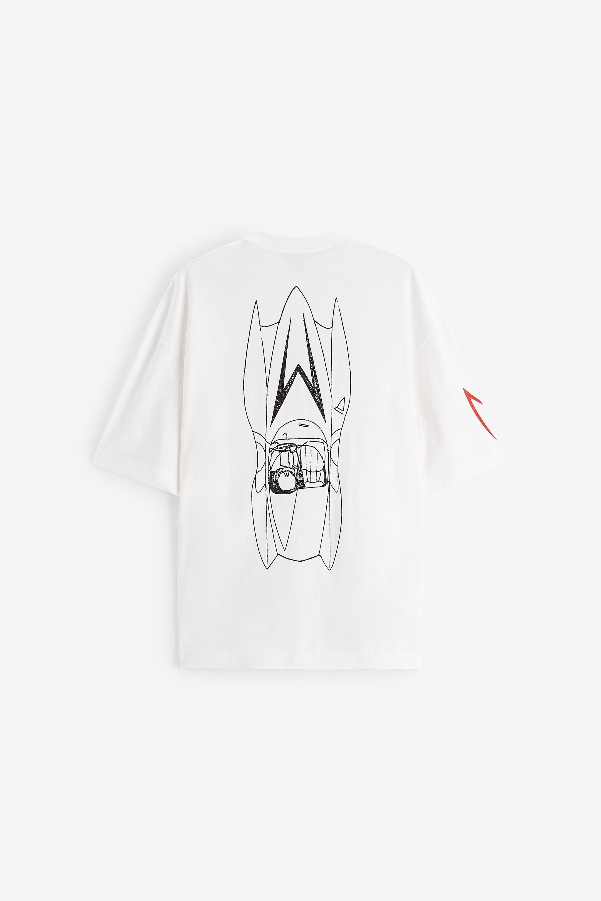 Zara SPEED RACER™ © TATSUNOKO PRODUCTION SKETCH T-SHIRT