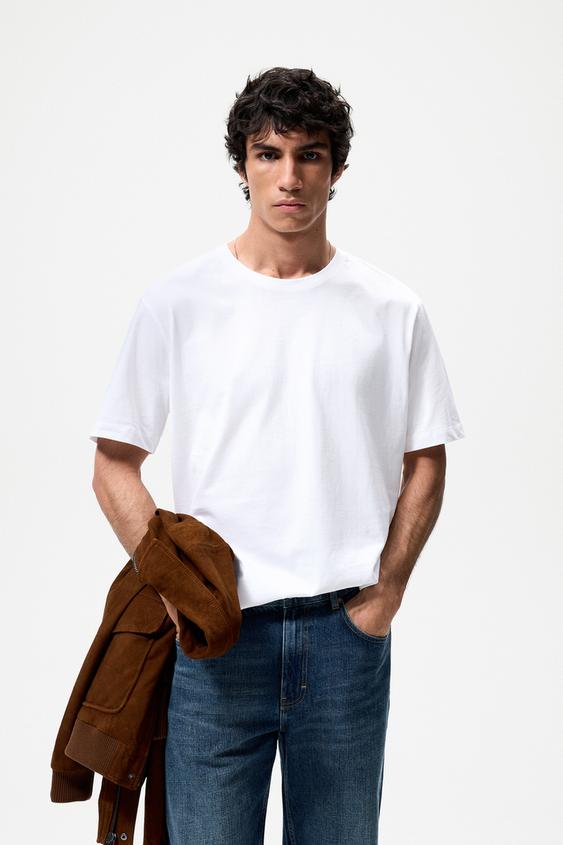 Zara white tshirt men Clearance