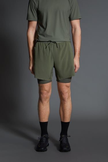 Image 0 of 2 IN 1 TRAINING SHORTS from Zara