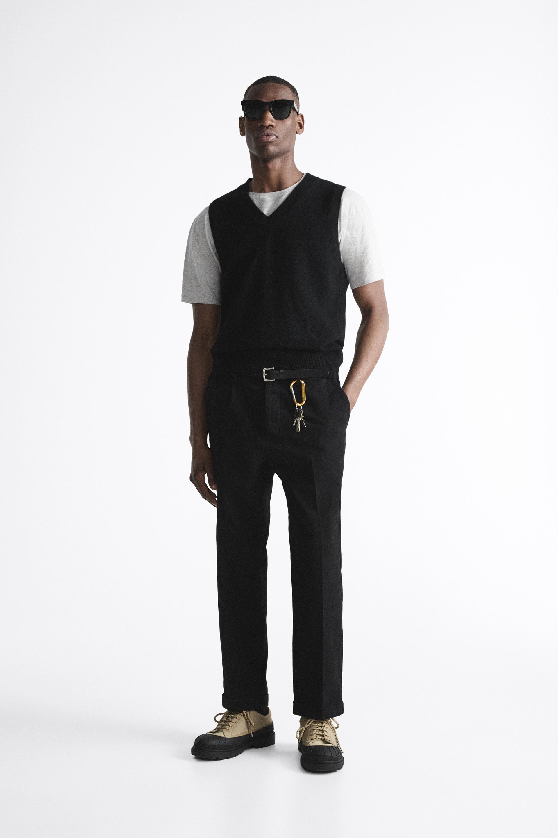 Zara mens pleated pants Outlet