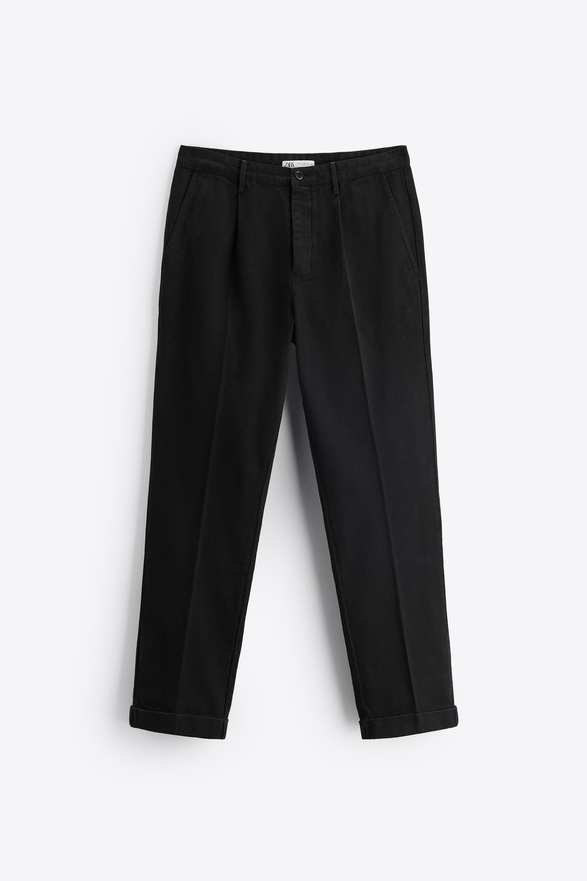 Zara mens pleated pants Outlet