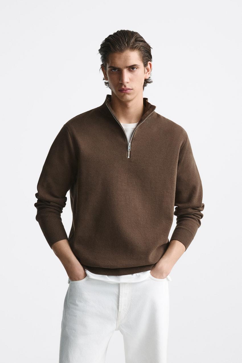 High neck zara man Clearance