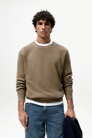 Image 0 of PURL KNIT SWEATER from Zara