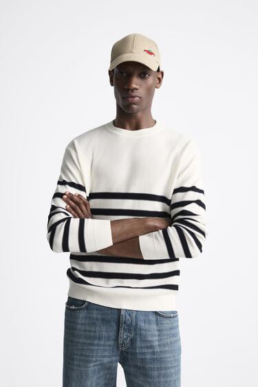 Image 0 of STRIPED SWEATER from Zara
