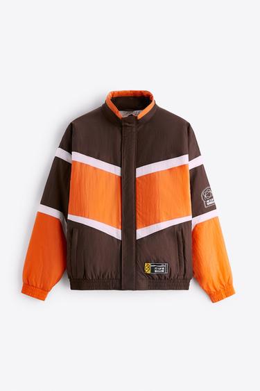 Image 0 of ������ COLOR BLOCK JACKET �� Zara