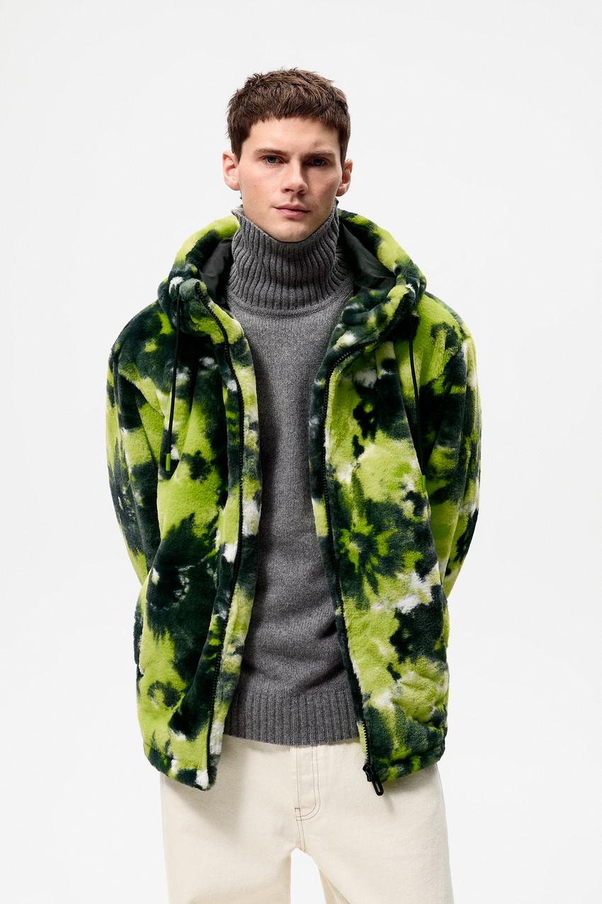 Fur jacket men zara Clearance