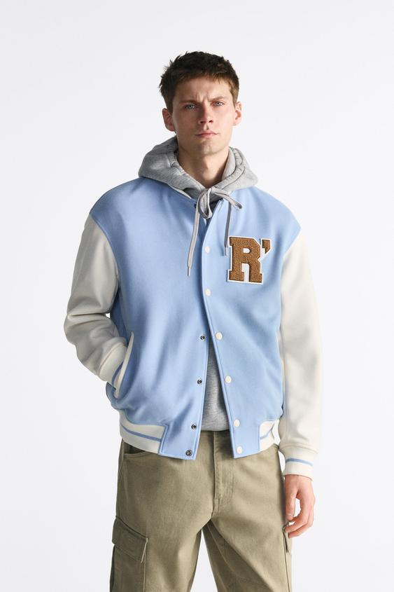 University jacket zara Clearance