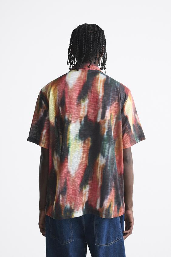 PRINTED KNIT SHIRT