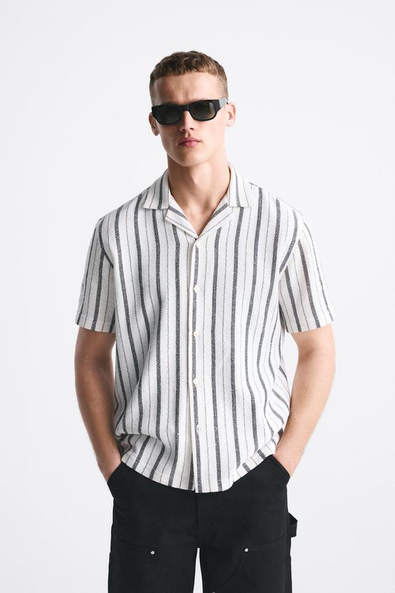 Zara men's button down short sleeve Clearance