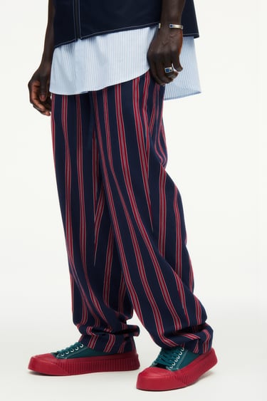 Image 0 of STRIPED TROUSERS - LIMITED EDITION from Zara