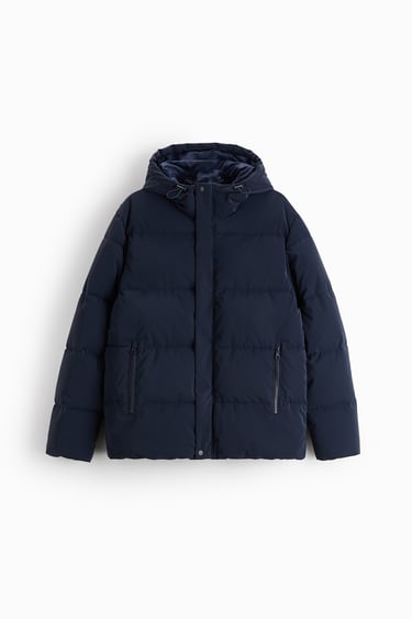 Image 0 of HOODED PUFFER JACKET from Zara