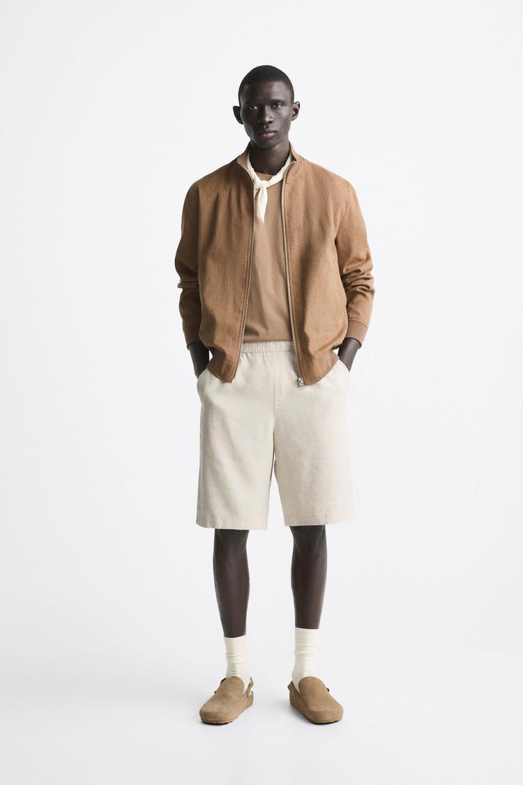 Zara Viscose - Linen Shorts - 04302689-052