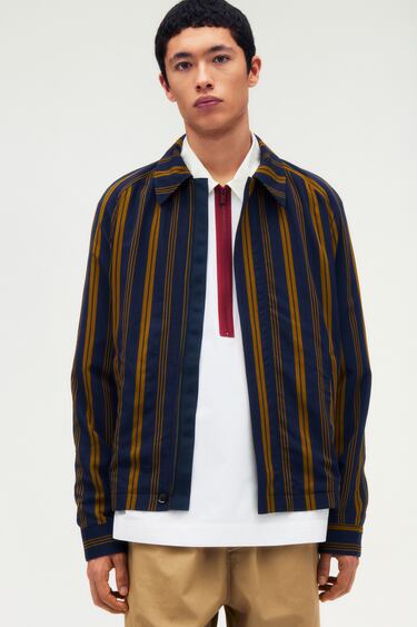 Image 0 of STRIPED BOMBER JACKET - LIMITED EDITION from Zara