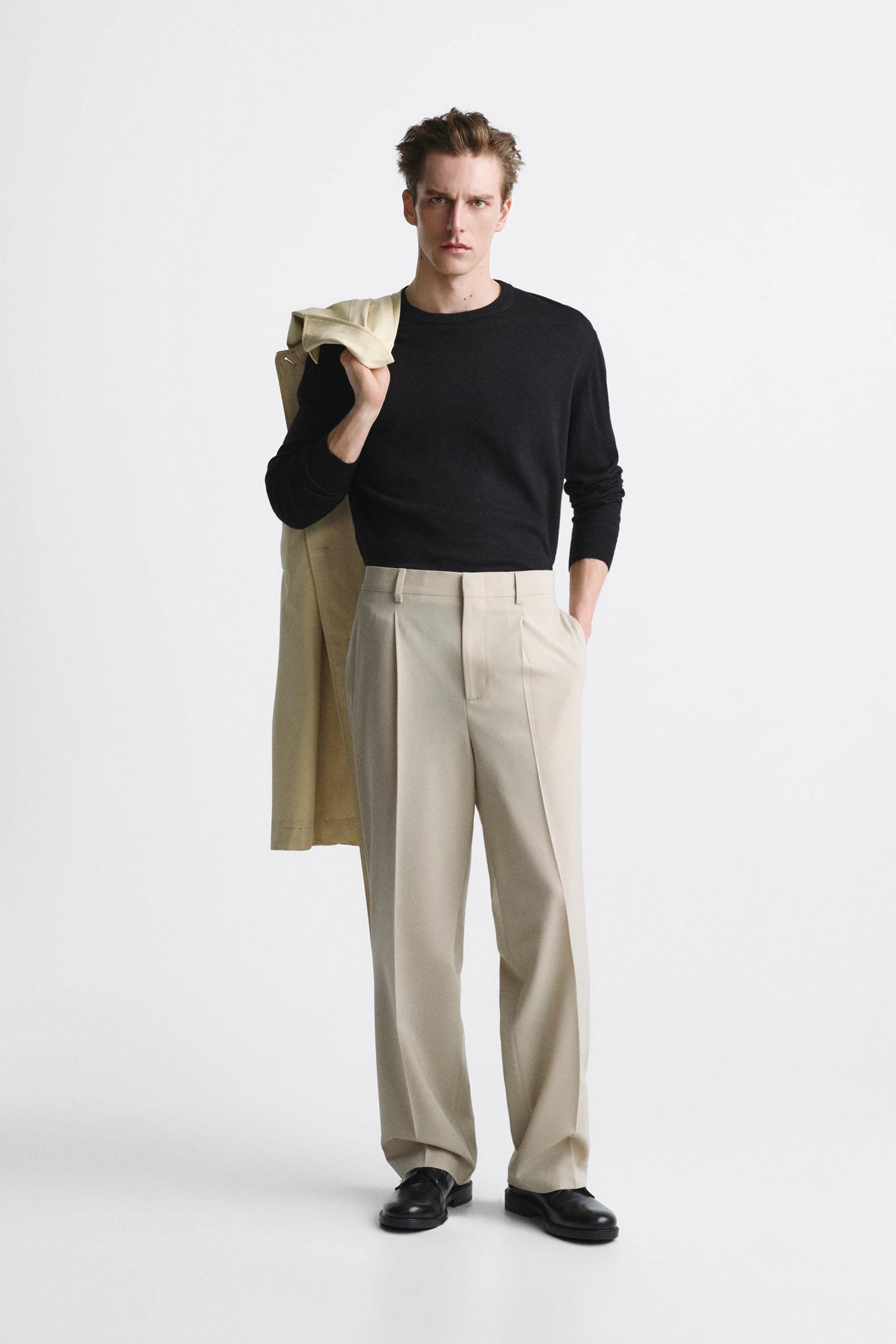 Zara mens pleated pants Outlet