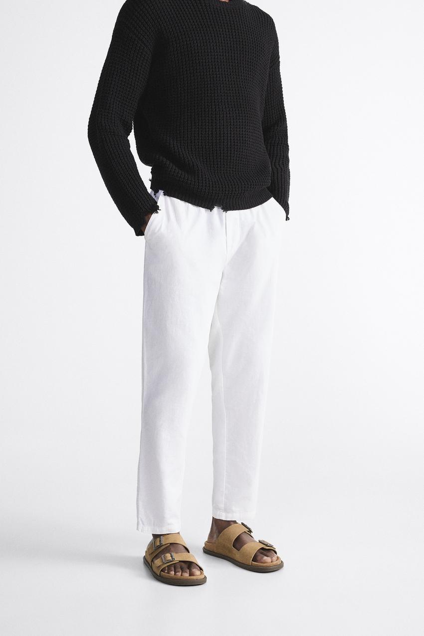 Zara men linen trousers Outlet