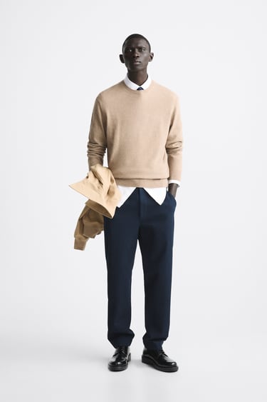 Image 0 of STRAIGHT FIT CHINO TROUSERS from Zara